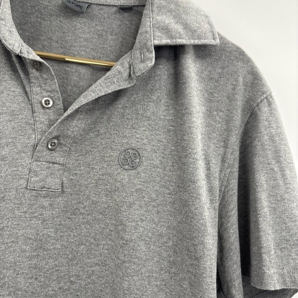 G/FORE Men’s tennis Gray Golf Polo Shirt Short Sleeve Classic size medium - Picture 9 of 14